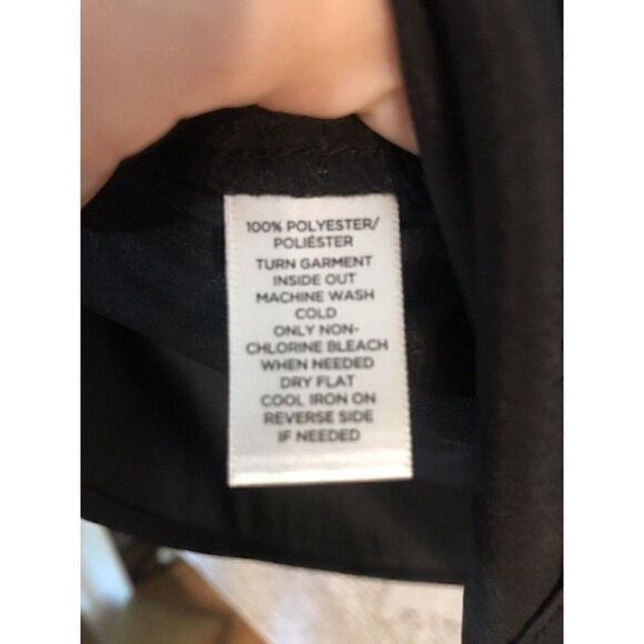 NWT Ann Taylor Loft Black Sequined Striped Tank Shirt Top Small.           W - Picture 5 of 5